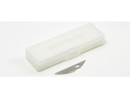 Tamiya 74100 Čepel pro nůž 74098, Zahnutá(3ks)