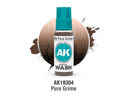 AK Interactive: Acrylic Wash - Pure Grime Wash