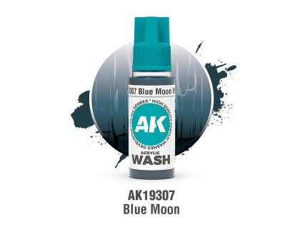 AK Interactive: Acrylic Wash - Blue Moon Wash
