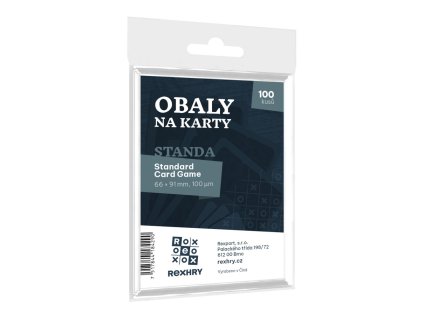 Obaly na karty REX - Standard Card Game - Standa - 66 x 91 mm 100ks