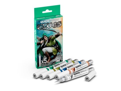 AK Interactive: Elves Quick Markers Set