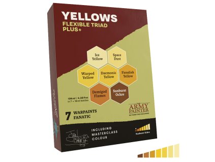 The Army Painter - Warpaints Fanatic: Flexible Triad PLUS+: Yellows