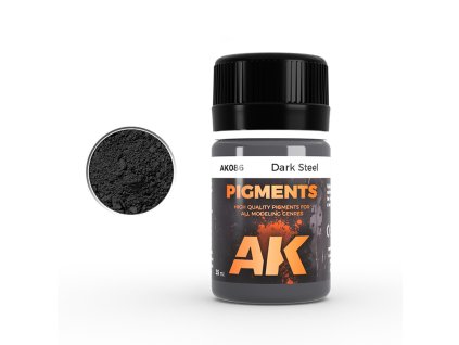 AK Interactive AK086 DARK STEEL PIGMENT (35ml)