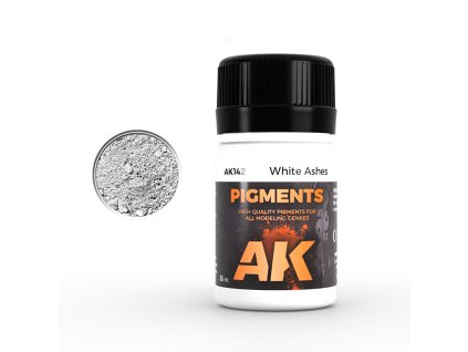 AK Interactive AK142 WHITE ASHES PIGMENT (35ml)