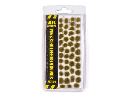 AK TUFTS AK8124 Summer Green Tufts 2mm
