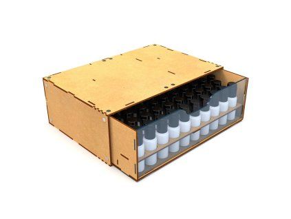 Green Stuff World Stackable Hobby Paint Rack 17 ml with magnets
