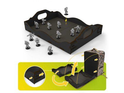 Green Stuff World Foldable tournament tray for Army Transport Backpack