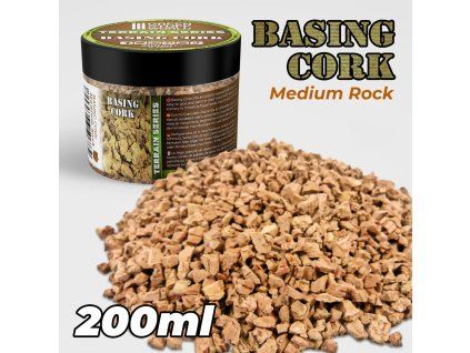 Green Stuff World Basing Cork Grit - THICK - 200ml