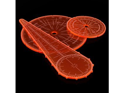 Green Stuff World Blast Markers and Templates - Fluor Orange