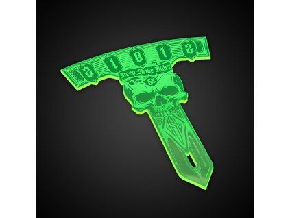 Green Stuff World Deep Strike Ruler Template 6" - Fluor Green