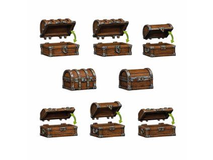 Green Stuff World 3D Printed Chests 1:48-1:35