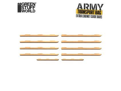 Green Stuff World Extra rails for Miniatures Carrying Case