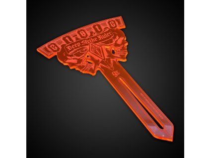 Green Stuff World Deep Strike Ruler Template 9" - Fluor Orange