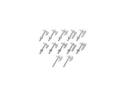 Green Stuff World 3D Printed TRAITORS SQUAD - Chaos Axes 1:48