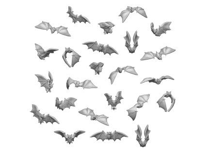 Green Stuff World 3D Printed Bats 1:48-1:35