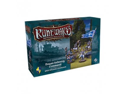 Runewars Miniatures Game: Daqan Infantry Command - Unit Upgrade Expansion