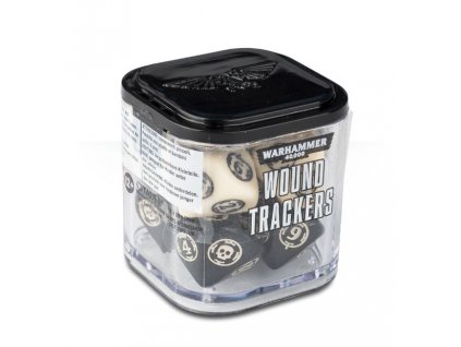 Warhammer 40,000 Wound Trackers (Ivory and Black)