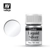 Barva Vallejo Liquid Gold 70790 Silver (Alcohol Based) (35ml)