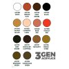 AK Interactive: 3GEN Acrylics SET AK11787 SUN & SHADE TONE COLLECTION by K.KANAEV