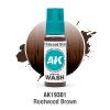 AK Interactive: Acrylic Wash - Rotwood Brown Wash