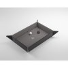 Gamegenic - Magnetic Dice Tray Rectangular Black/Gray