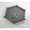 Gamegenic - Magnetic Dice Tray Hexagonal Black/Gray