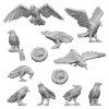 Green Stuff World 3D Printed Ravens 1:48-1:35