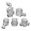 Green Stuff World 3D Printed Ork Burna Heads 1:48