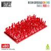 Green Stuff World 3D Printed RED Resin Crystals - Small