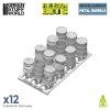 Green Stuff World 3D Printed Metal Barrels 1:48