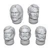 Green Stuff World 3D Printed Space Soldier Hero Heads 1:48
