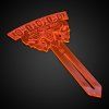 Green Stuff World Deep Strike Ruler Template 9" - Fluor Orange