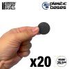 Green Stuff World Plastic Round Bases 28.5 mm 20 pcs