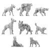 Green Stuff World 3D Printed War Dogs 1:48