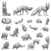 Green Stuff World 3D Printed Forest Animals 1:48
