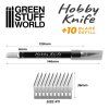 Green Stuff World Craft knife with spare blades