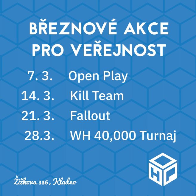 Březnové akce v HP #warhammer40k #killteam40k #killteam #fallout