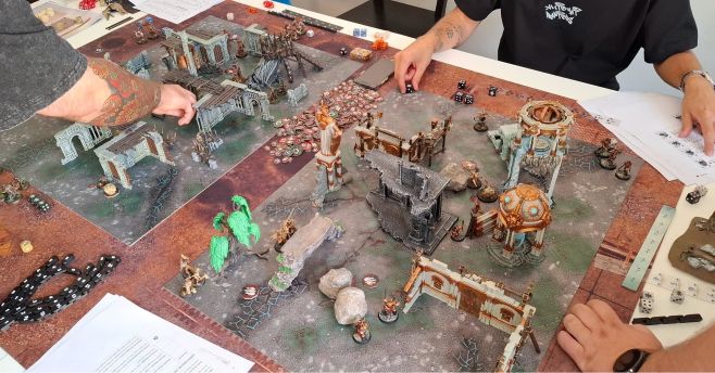 Jedna z letních sobot se nesla ve znamení AoS (nejen velkého Warhammeru, ale i přidružených skirmish her). #gamesworkshop...
