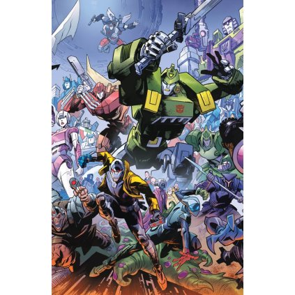 Cover F Jason Howard Energon Universe Second Anniversary Connecting Virgin Variant