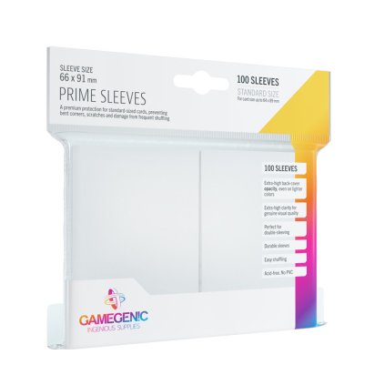 gamegenic prime sleeves white