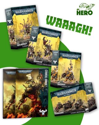 🟢WAAAGH! Předobjednávky na WARHAMMER 40K Orky 11. edice spuštěny. Doplň svoje jednotky, nebo postav novou armádu. Vše...