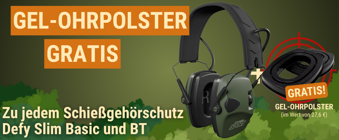 ISOtunes Defy Slim BT + Gel-Ohrpolster