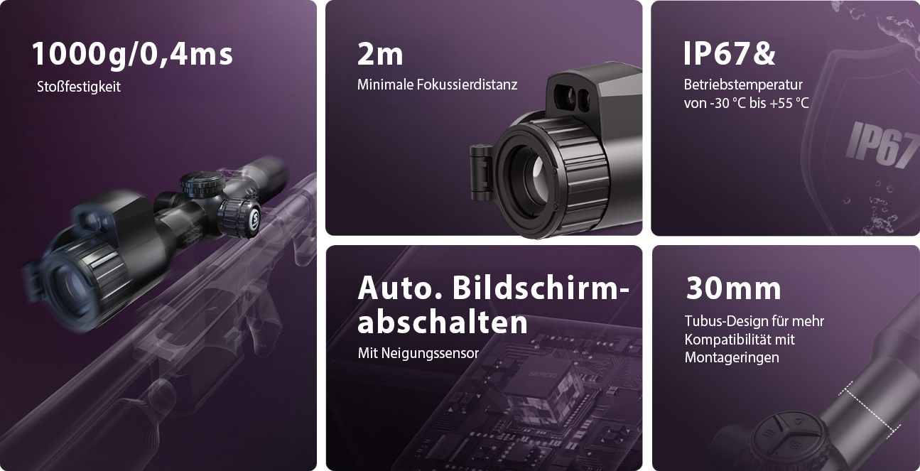 Hikmicro Alpex 4K Lite – Weitere Merkmale