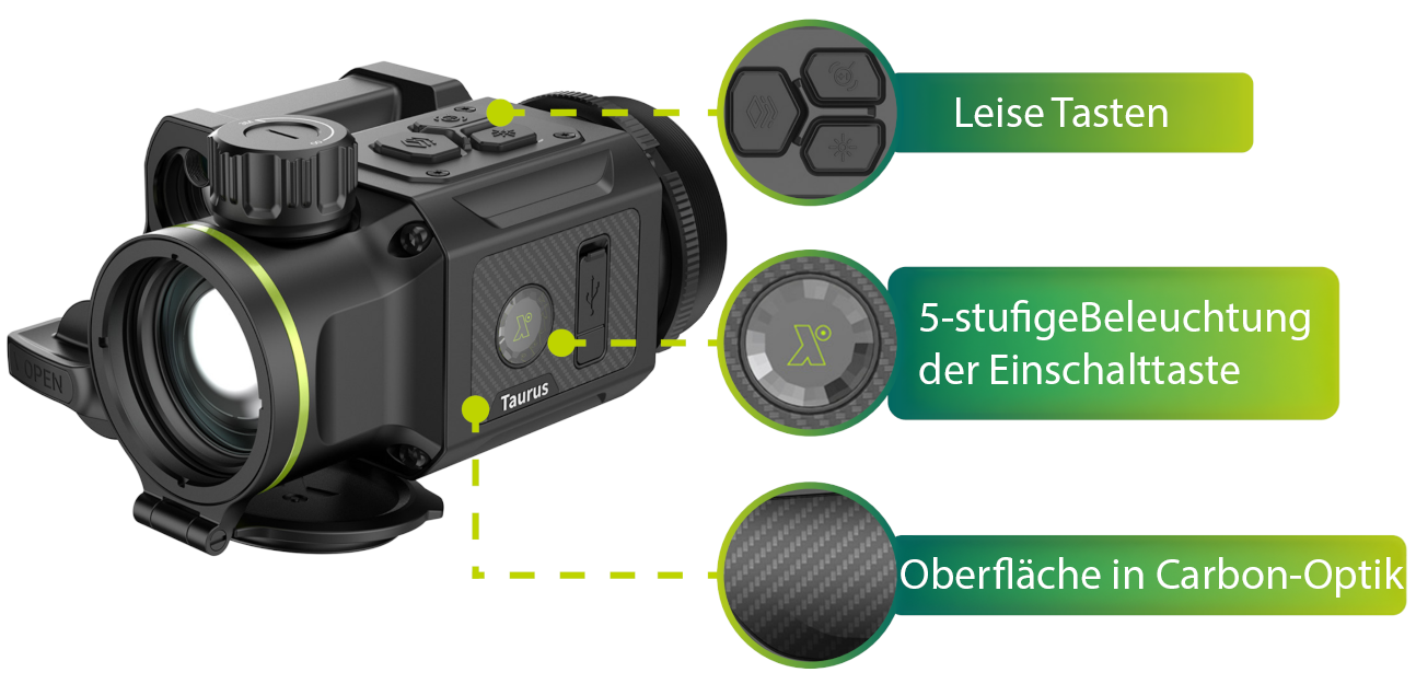 Pixfra, Taurus LRF, Design