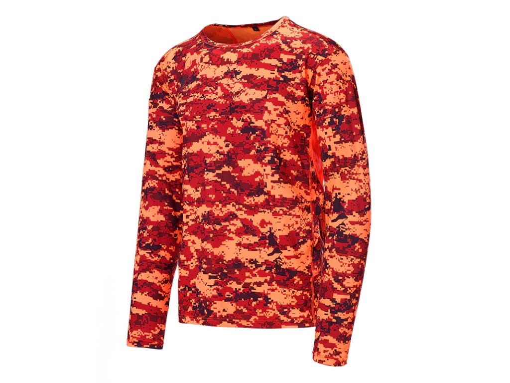 Stagunt Orset Blaze Pixel - Langarmshirt, Orange