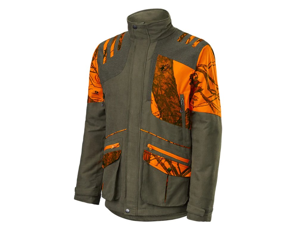 Stagunt Phoenix Bison - Jagdjacke, Braun-Grün und Orange