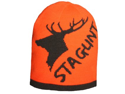 Stagunt Tonio Blaze Uni - Wendemütze für den Winter, Grün-Orange