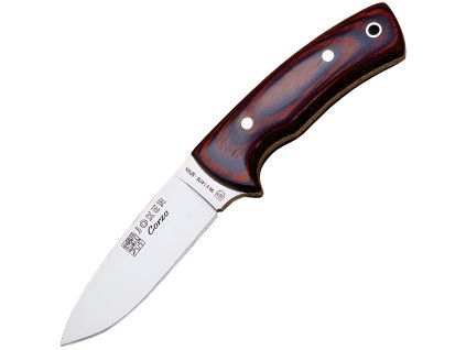 Joker Corzo – Bushcraftmesser, 10 cm, Rotes Holz