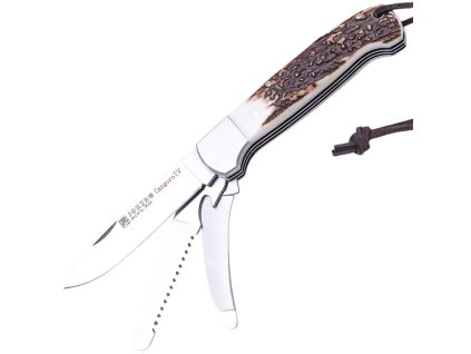 Joker Canguro IV – Multifunktionsmesser, 8,5 cm, Geweih