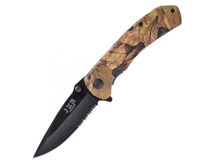 JKR Klappmesser, 8,5 cm, Waldtarnung, ABS  